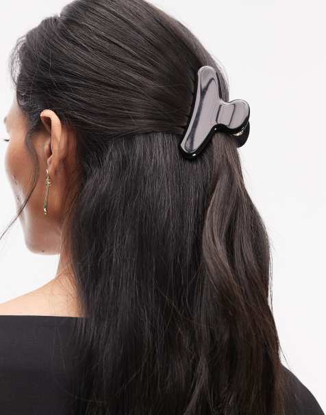 & Other Stories - Pinza per capelli grande nera - view 1