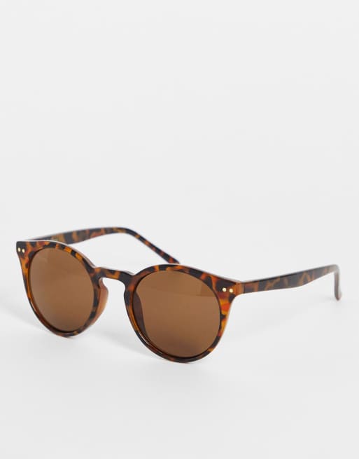 & Other Stories plastic round sunglasses in tortoiseshell - MULTI