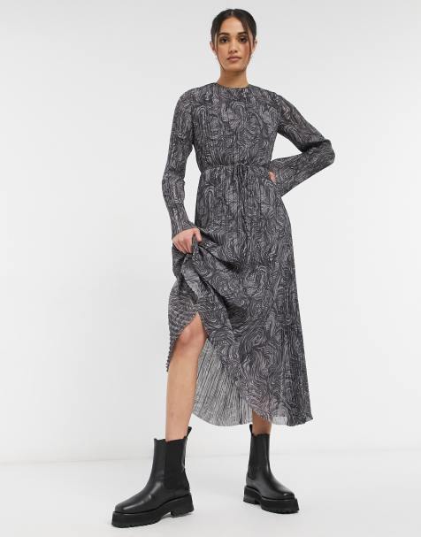 Maxikleider Langarm Und Maxi Abendkleider Fur Damen Asos