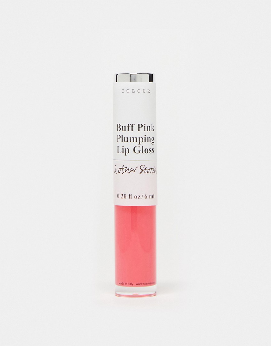 & Other Stories plumping lip gloss in puff pink
