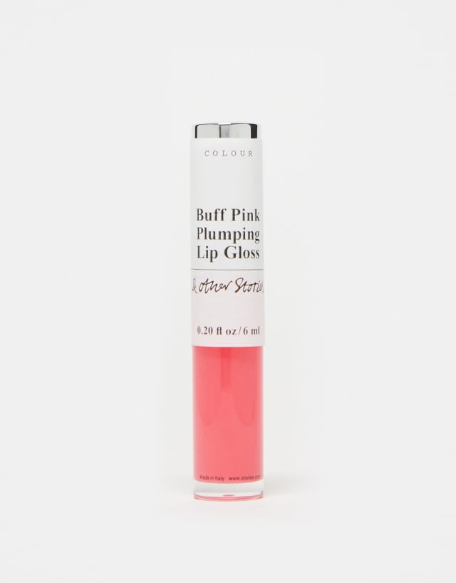 & Other Stories plumping lip gloss in puff pink