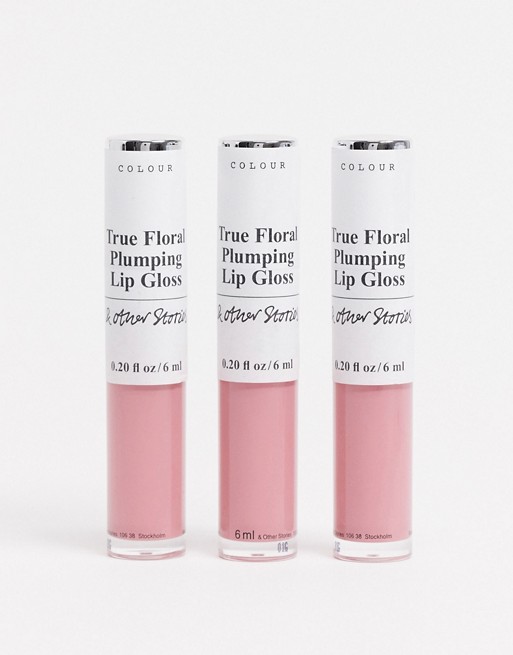 & Other Stories plumping lip gloss in true floral
