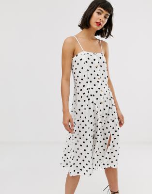 cami polka dot dress