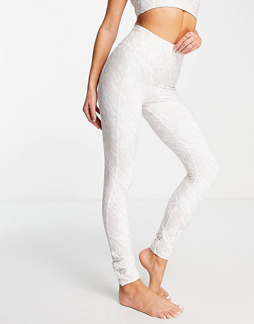 & Other Stories polyamide leggings in off white (part of a set) - WHITE