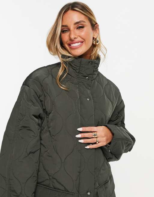 Other stories green clearance coat