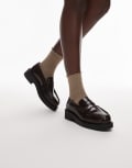 [Other Stories] & Other Stories premium leather loafers in brown 36 brown