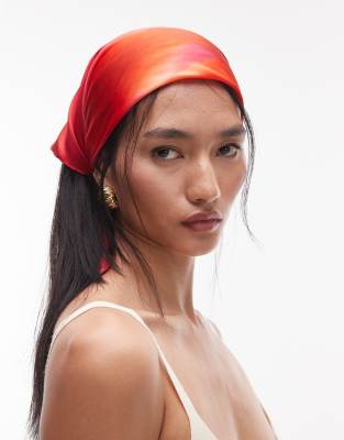 & Other Stories & Other Stories premium multi use flower print satin scarf in pink