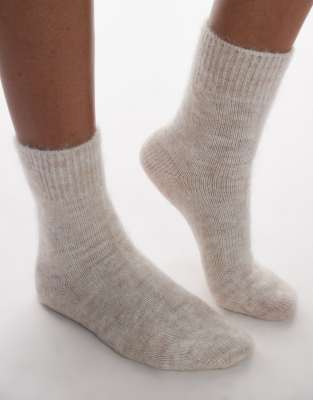 & Other Stories - Premium - Socken in Beige aus Wolle und Mohair-Neutral