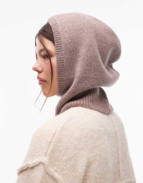 & Other Stories premium wool hood in medium mole beige - view 1
