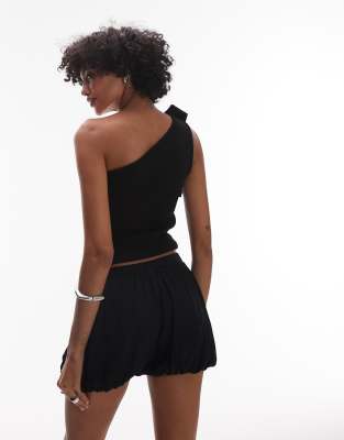 & Other Stories Puffball Shorts With Drawstring Waist