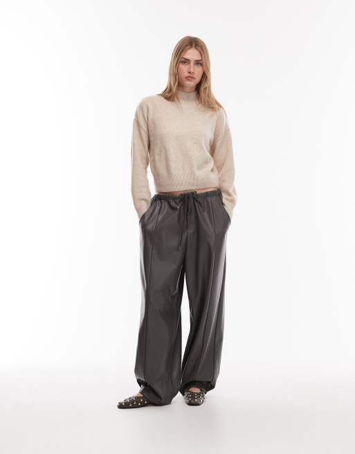 & Other Stories - Pull à col montant - Beige chiné, 4 de 4