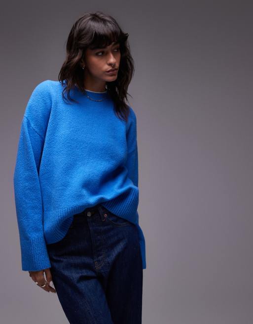 Other Stories – Pullover in Blau mit Rundhalsausschnitt ASOS