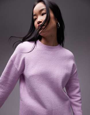 Thumbnail - & Other Stories - Pullover in Rosa mit Rundhalsausschnitt