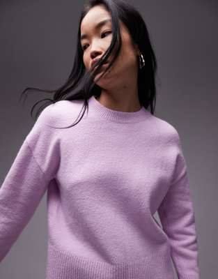 & Other Stories - Pullover in Rosa mit Rundhalsausschnitt