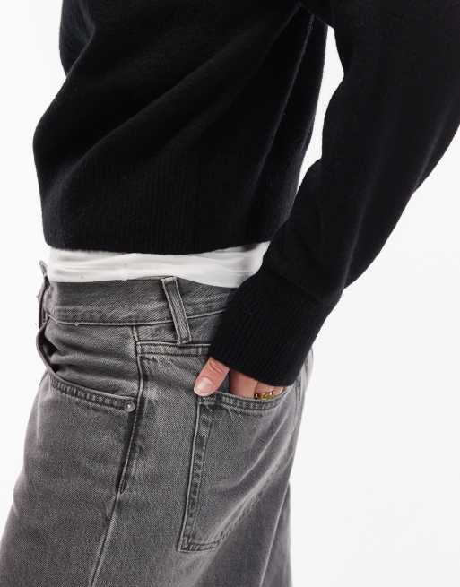 Other Stories – Pullover in Schwarz mit Stehkragen ASOS