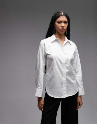 & Other Stories Pure Cotton Regular Fit Shirt In White