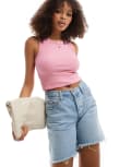 [Other Stories] & Other Stories racer back singlet top in pink XS PINK