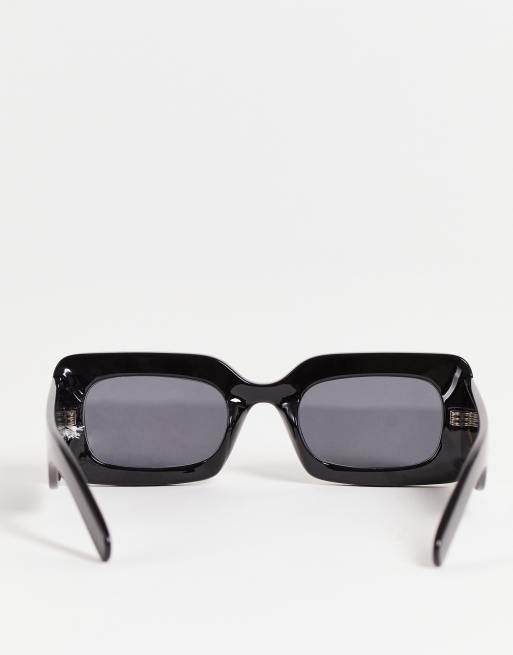 & Other Stories rectangle sunglasses in black - BLACK, 4 of 4