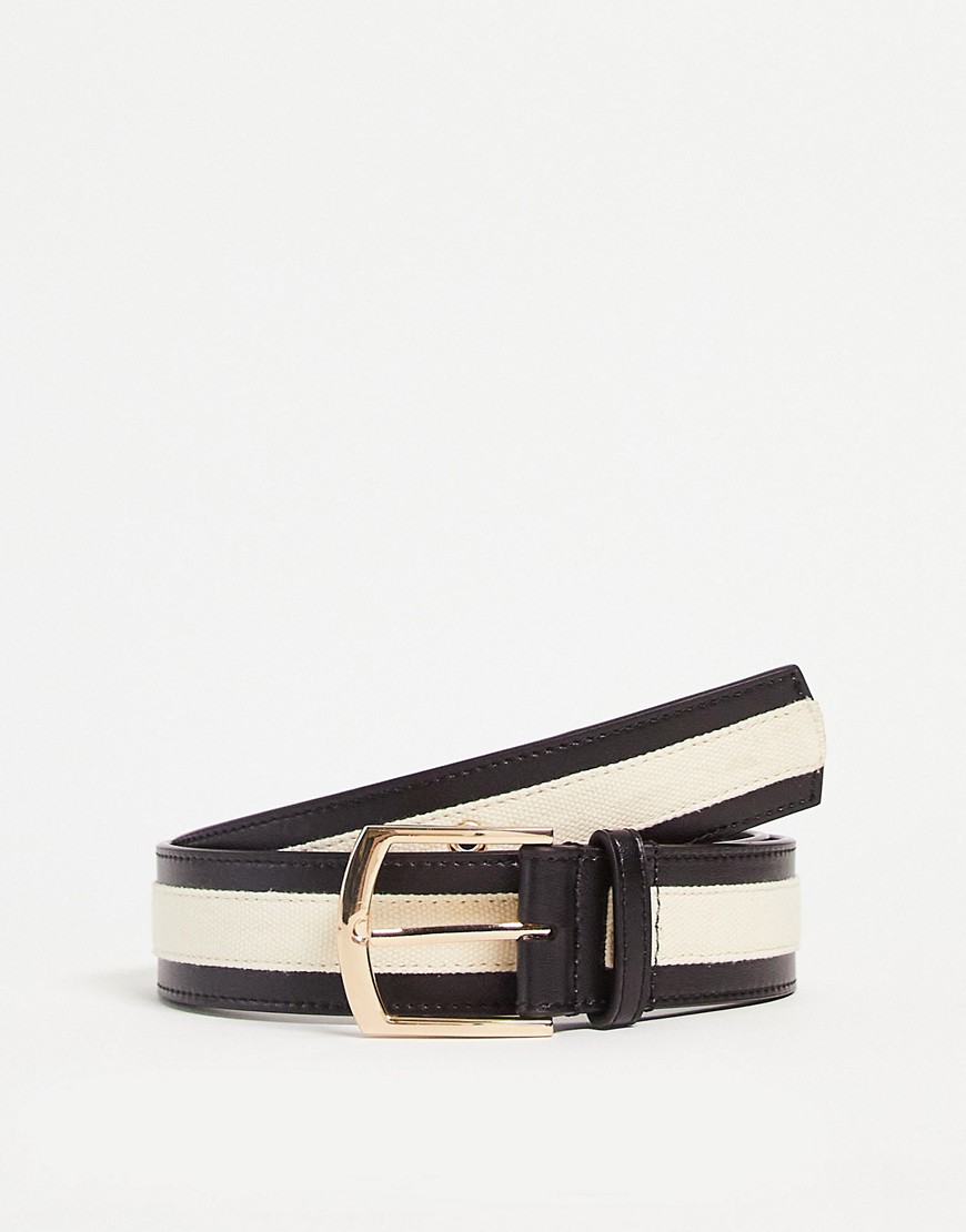 Other Stories &  Cotton Color Block Belt In Multi - Multi