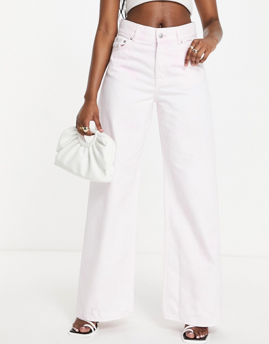 Other Stories Tailored Straight-leg Trousers In Pink