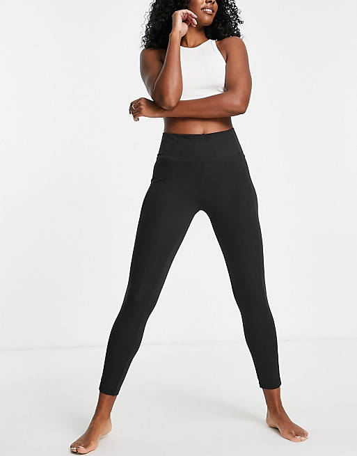  & Other Stories recycled polyamide yoga leggings in black 