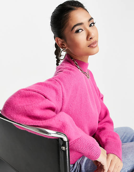  & Other Stories recycled wool knitted jumper in pink 