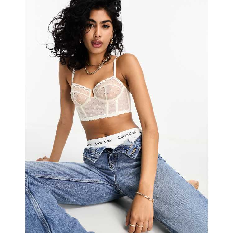 Gorsenia Blanche K689-PUD Reggiseno Coppa Piena con Ferretto Non Imbottito Ricamato Rosa Cipria 2D