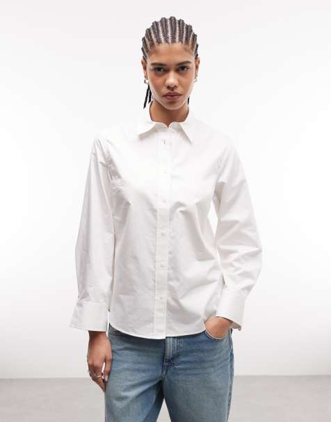 & Other Stories – Regulär geschnittenes Hemd aus reiner Baumwolle in Weiß - view 1