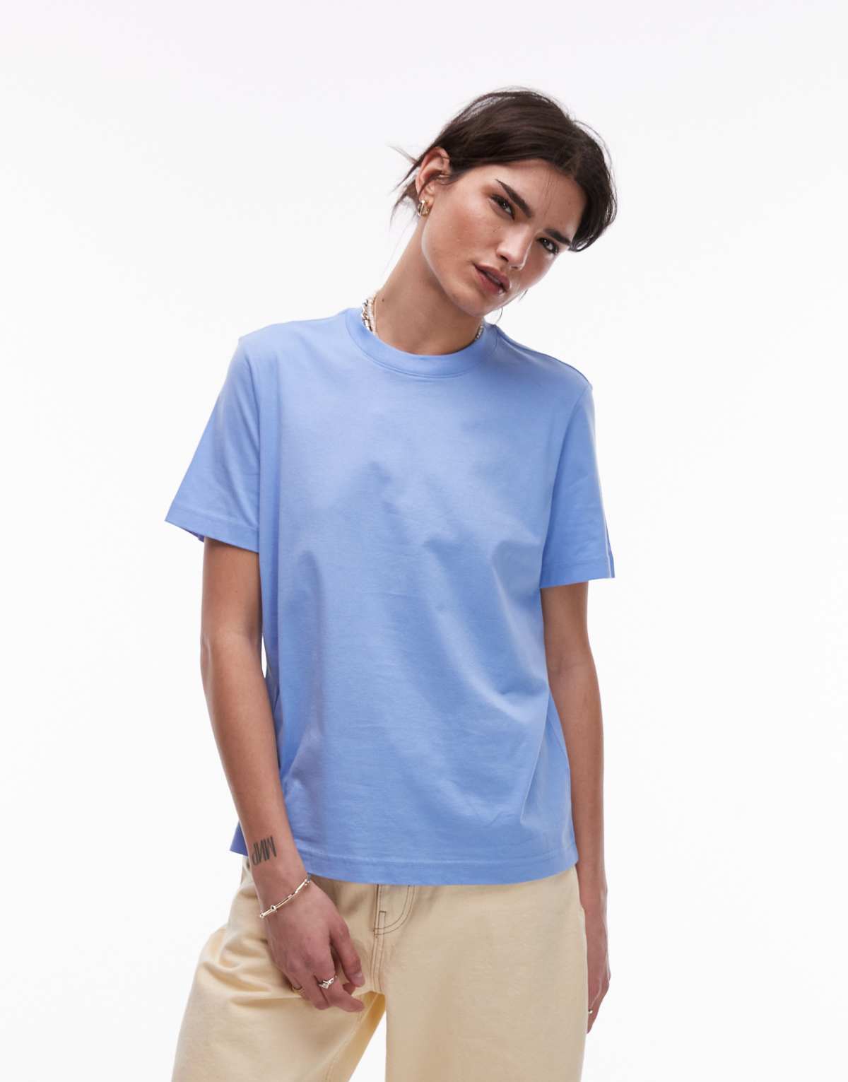 & Other Stories relaxed short sleeve t-shirt in blue