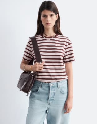 & Other Stories Relaxed Short Sleeve T-shirt In Brown