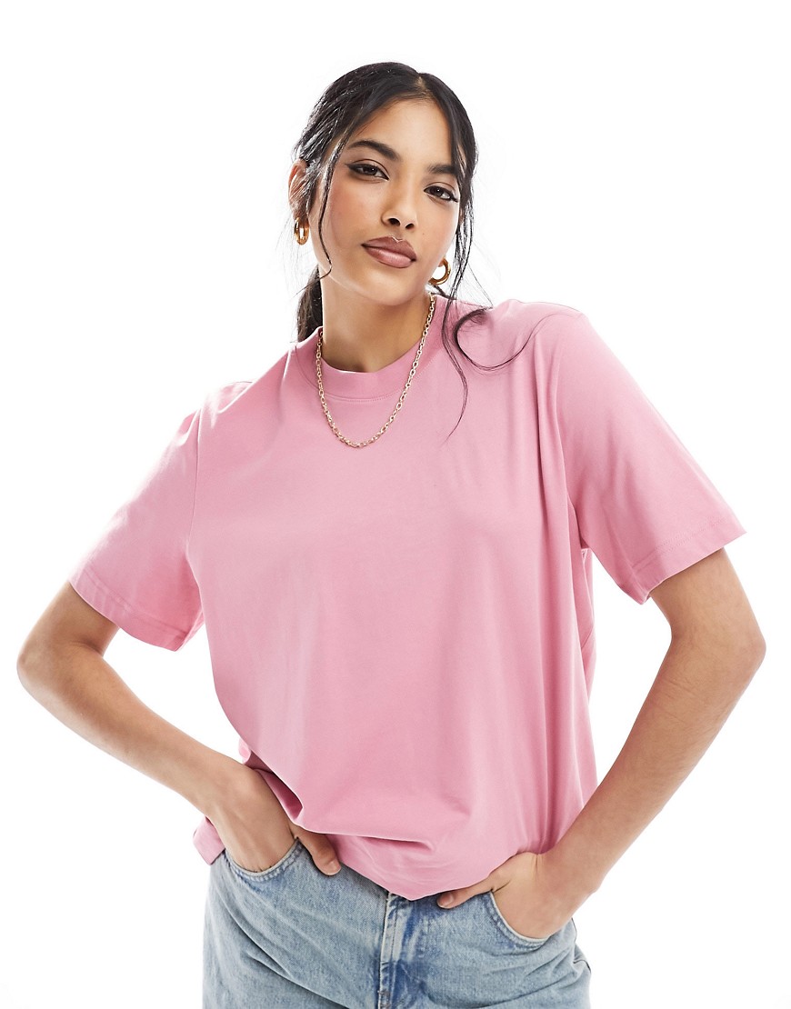 & Other Stories relaxed short sleeve t-shirt in pink