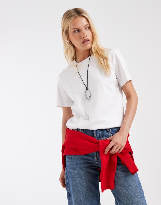 & & Other Stories relaxed short sleeve t-shirt in white, 2 of 4