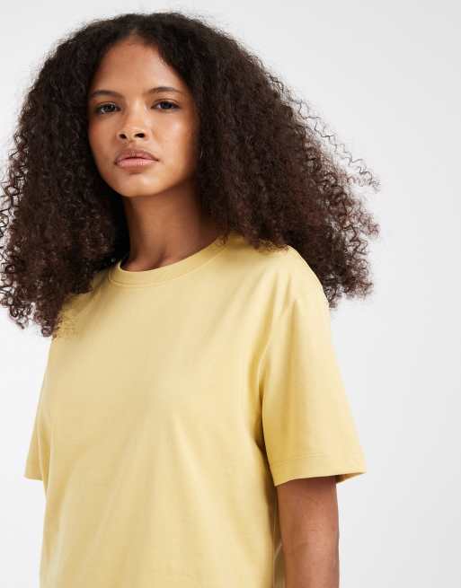 & Other Stories relaxed short sleeve t-shirt in yellow, 4 of 4
