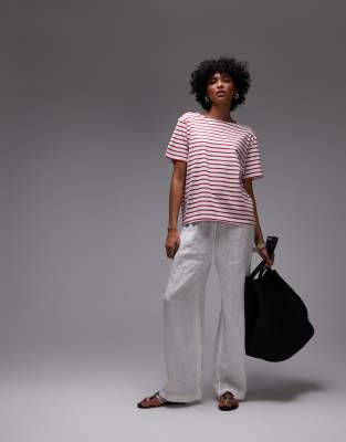 & Other Stories Relaxed Short Sleeve T-shirt Top In Multi