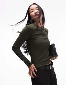 ASOS DESIGN cropped denim jacket with zip front co-ord in olive green co-ord