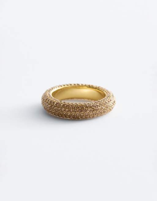 & Other Stories - Ring met kleine steentjes in goud, 3 van 3