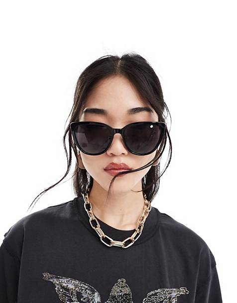 &amp; Other Stories round cat eye acetate sunglasses in black