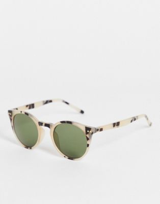 & Other Stories round sunglasses in tortoise shell