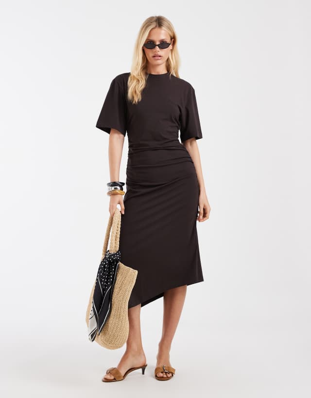 & Other Stories - Midi Dress - Women - Cotton/Spandex - XS