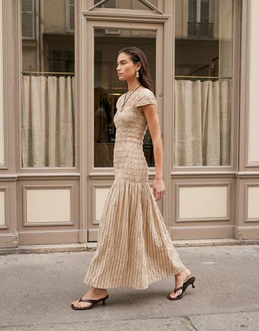chinese dress ladies Ros Garden Naira Crinkle Maxi Dress main image 0