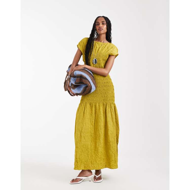 openwork knit dress Openwork Knit Dress with Tricolor Stripes main image 1