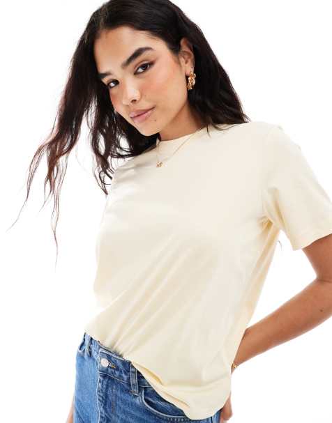 & Other Stories - Ruimvallend T-shirt met korte mouwen in geel - view 1