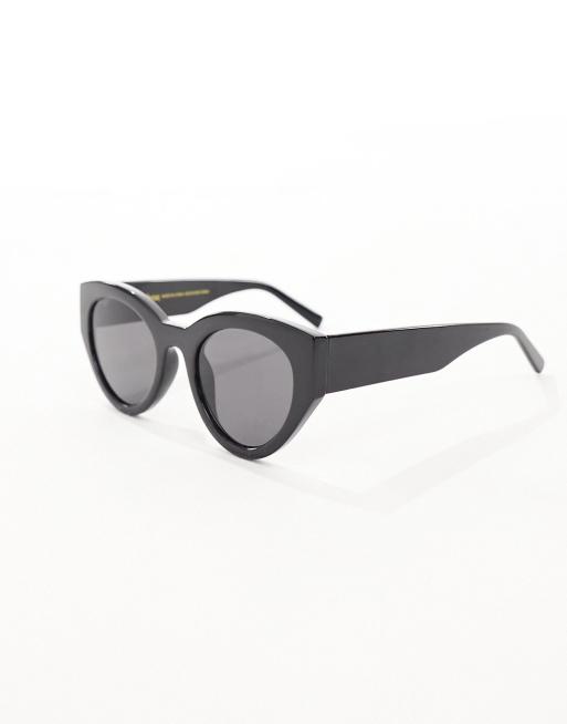 & Other Stories – Runde Sonnenbrille in Schwarz, 4 von 4