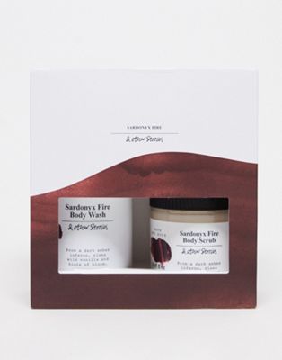& Other Stories Sardonyx Fire body lotion and body wash gift set