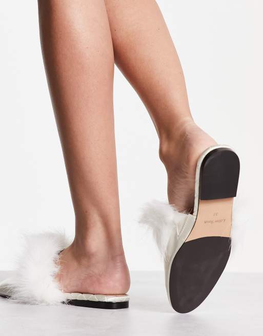 Faux fur slip on new arrivals