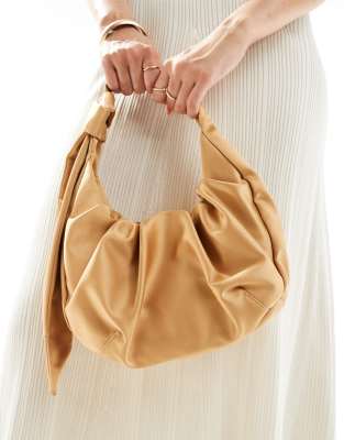 & Other Stories & Other Stories satin handbag in copper