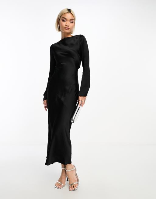 Other stories best sale black midi dress