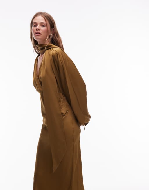 brown dress trousers ladies LaDivine CC2430 Fitted Short Cocktail Dress main image 0