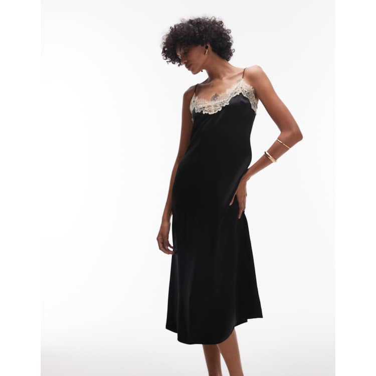 knee length dresses for ladies Harmaunie Lace Floral Midi Dress W/ Balloon Sleeves main image 1