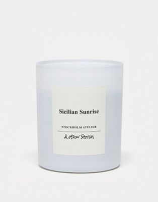 & Other Stories scented candle in Sicilian Sunrise